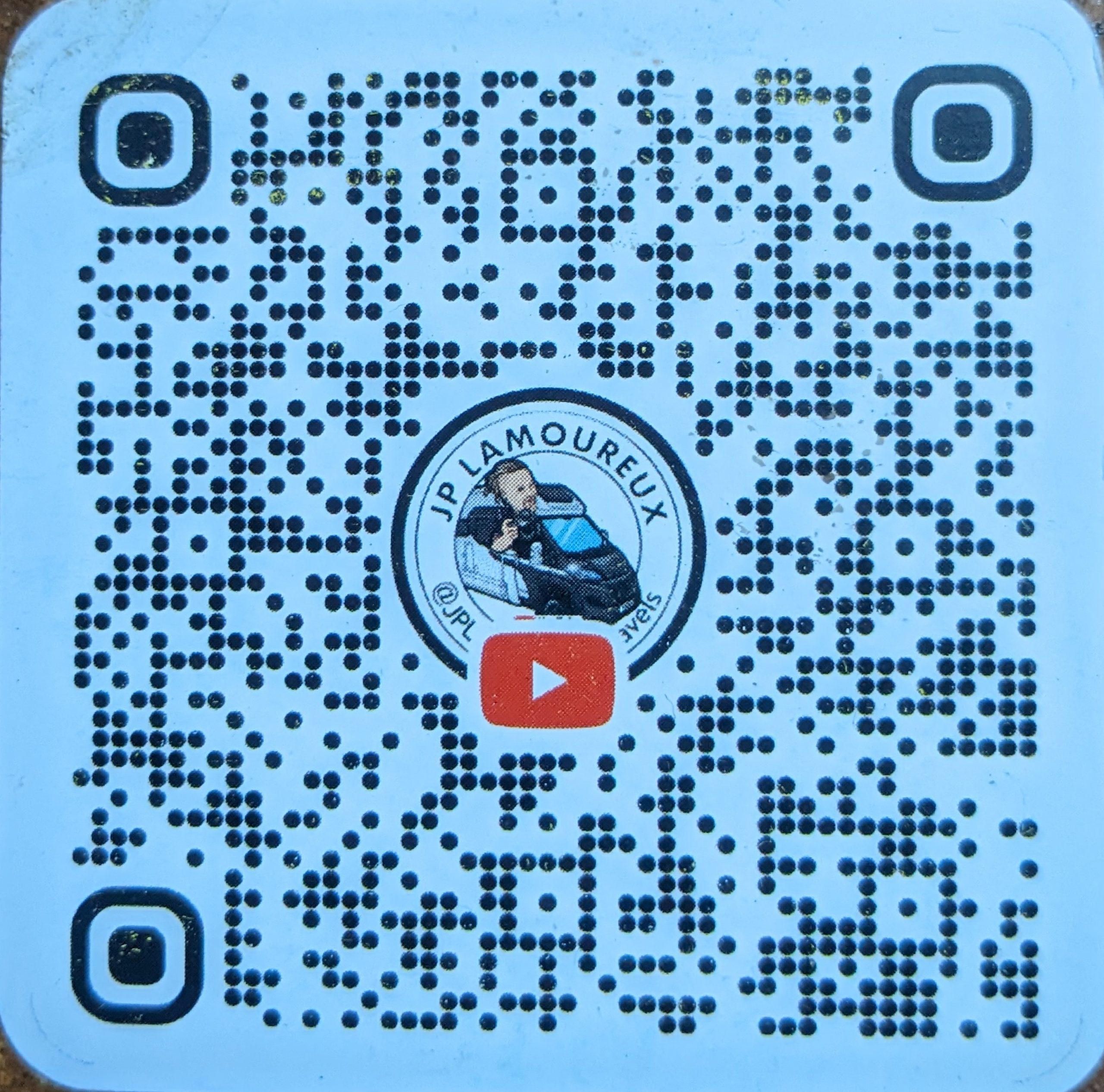 verso de la carte de visite du bloger Jp Lamoureux